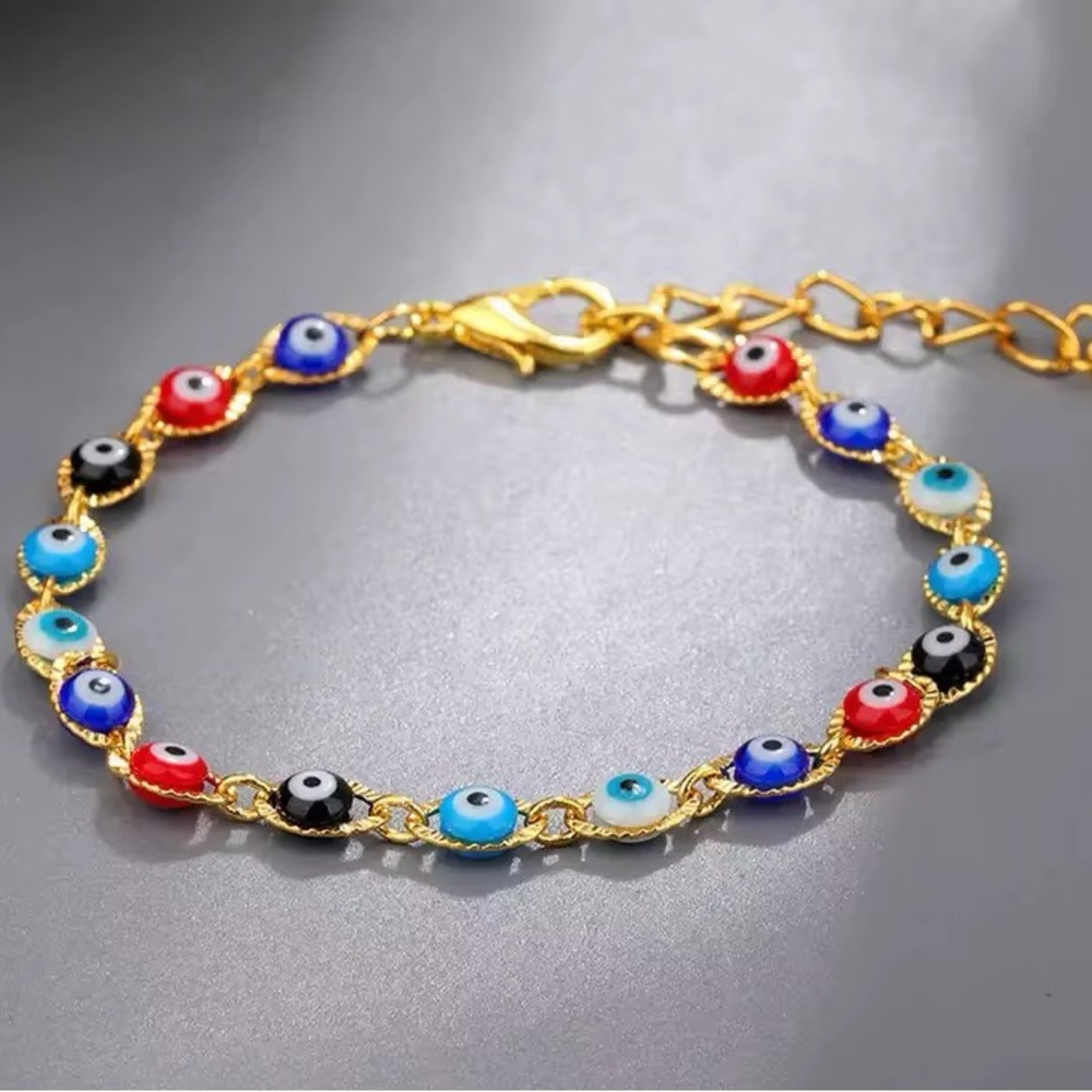 ❗️18K Gold Plated Evil Eye Bracelet
